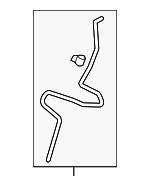 C2P3822 - Body: Washer Hose for Jaguar Image