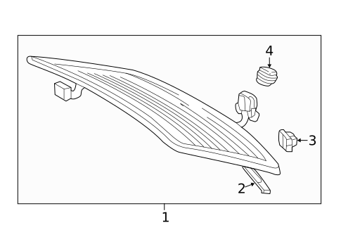 Glass - Lift Gate for 2017 Audi Q3 #0