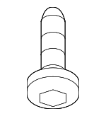 6508081AA - Body: Latch Screw for Jeep: Commander, Grand Cherokee Image