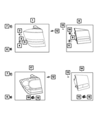 68036503AB - Electrical: Back-up Lamp Socket, Left for Mopar Image