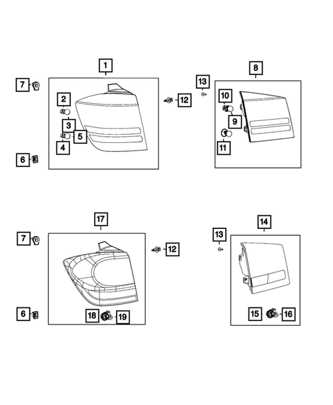 Lamps-Interior and Exterior for 2017 Dodge Journey #1