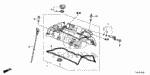 90007679000 - Engine: BOLT A, TIMING BELT COVER for Honda Image