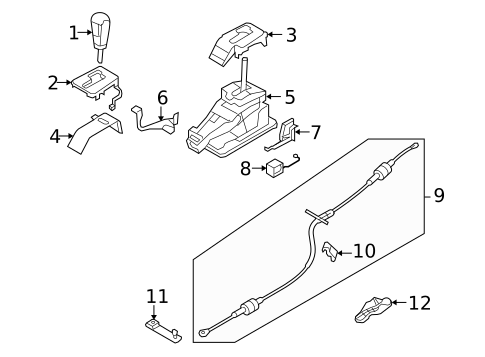 Gear Shift Control for 2008 Volvo XC70 #0