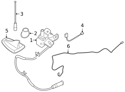 Antenna & Radio for 2009 Suzuki Equator #0
