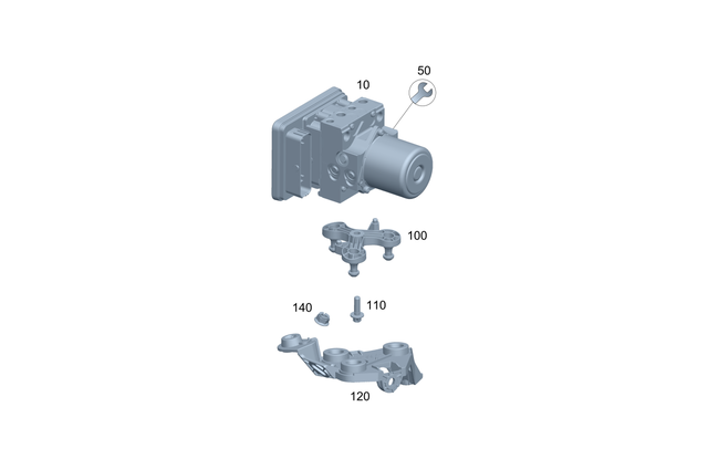 1679000618 - Brakes: Repair Kit, Control Unit for Mercedes-Benz Image image