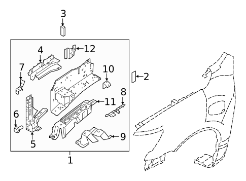 Inner Components for 2017 Nissan TITAN XD #0