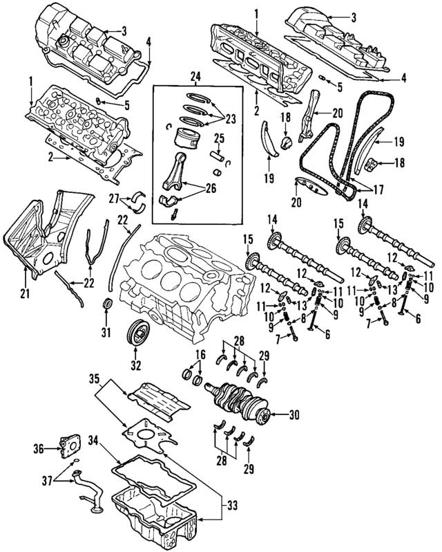 GY0112500D - : Engine Timing Chain Tensioner for Mazda Image