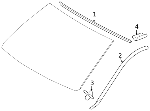 Reveal Moldings for 2011 Lexus LX570 #0