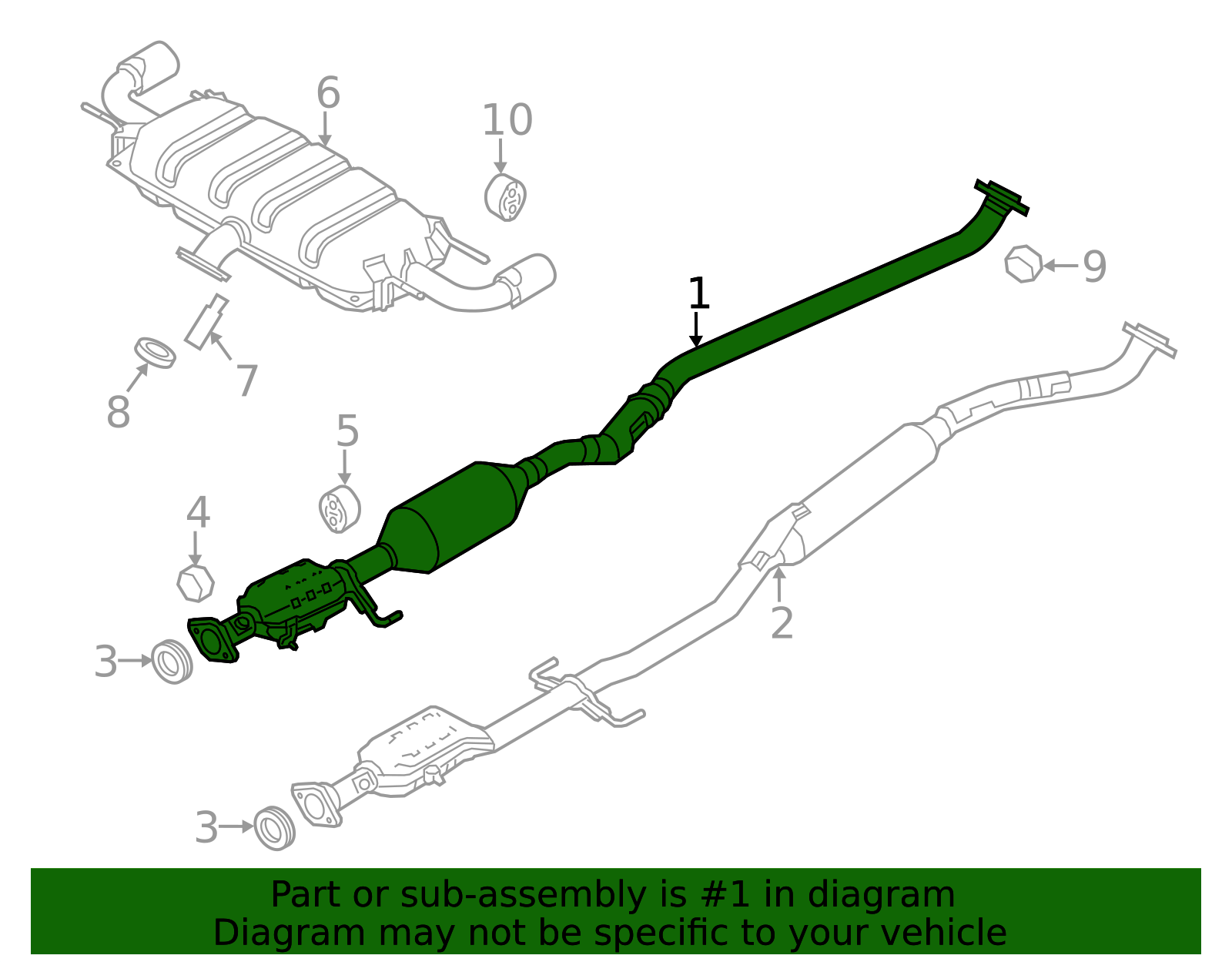 PY33-20-55X - Catalytic Converter - 2014-2016 Mazda CX-5 | Mazda