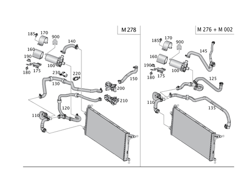 Air Pump, Water Pump and Detachable Parts for 2018 Mercedes-Benz GLS450 #0