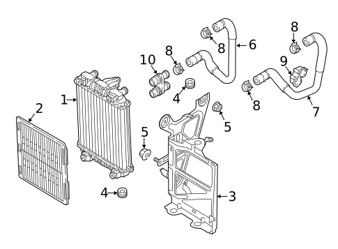Radiator & Components for 2015 Audi S3 #2