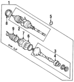 4347009180 - Suspension: Outer Joint Assembly for Toyota: Avalon, Camry Image