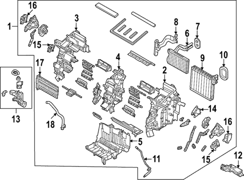Evaporator & Heater Components for 2025 Kia Sportage #0