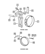 4617044 - Automatic Transmission 4 Speed: Transmission Reverse Band Link for Mopar Image