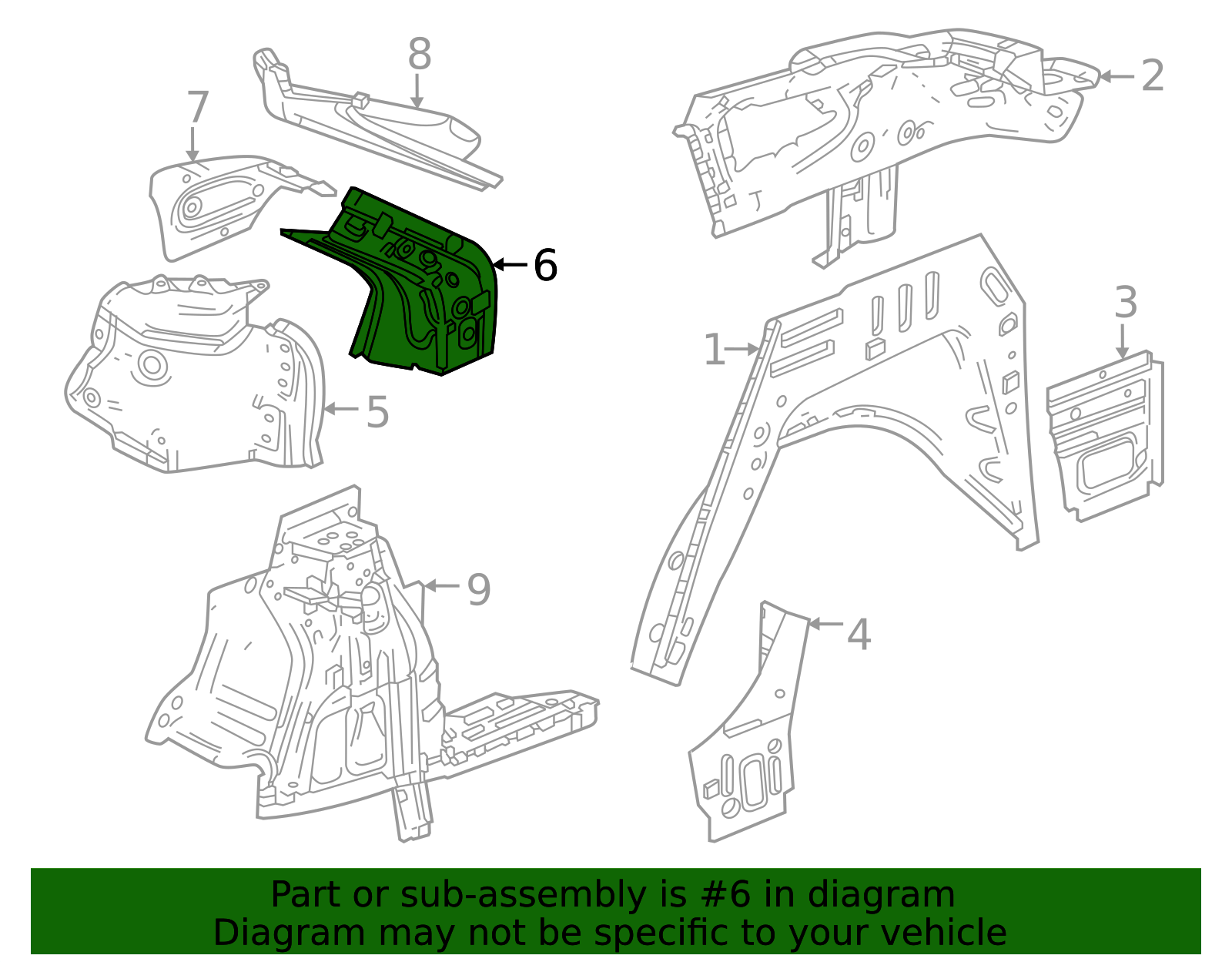 2024-2026 Chevrolet Trax Panel 60004027 GM | GMPartsDirect.com