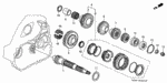 90202PH8000 - Transmission - Manual: NUT, HEX. (23MM) for Acura Image
