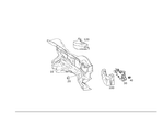 2466821900 - Panelling: Dampening, Firewall for Mercedes-Benz Image image