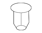 5314560030 - Body: Hood Seal Clip for Toyota Image