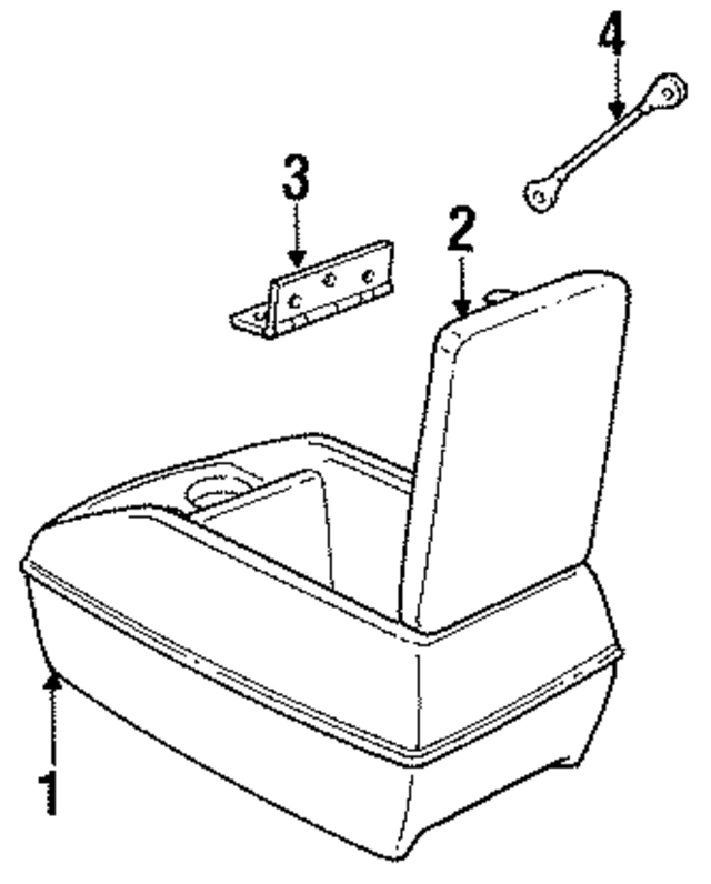 L853KM6 - Body: Console for Mopar Image