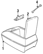 L853KM6 - Body: Console for Dodge: D150, D250, D350, W150, W250, W350 Image