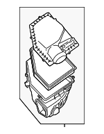 13718591831 - Engine: Air Cleaner Assembly for BMW: 530e, 530e xDrive, 530i, 530i xDrive, 540d xDrive, 540i, 540i xDrive, 640i xDrive Gran Turismo, X3, X4 Image