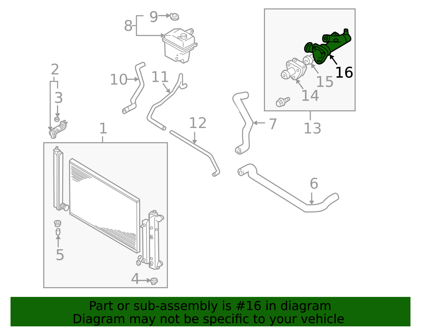 2002-2008 Mazda Thermostat Housing AJ51-15-176B | TascaParts.com