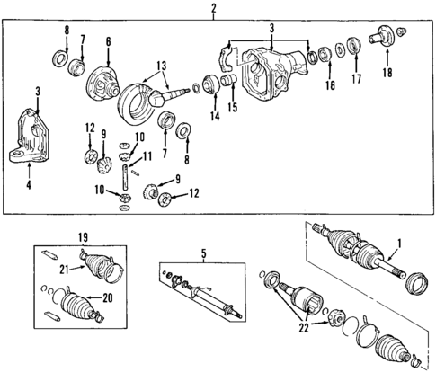 Differential for 2005 Kia Sorento #0