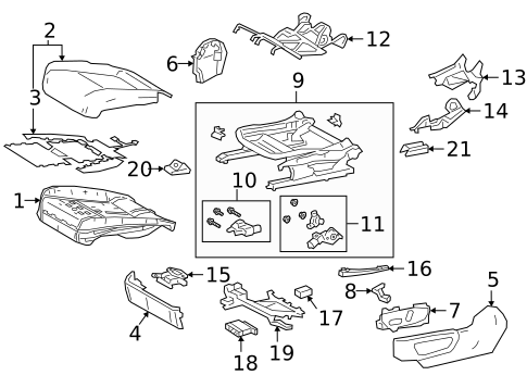 Heated Seats for 2020 Lexus UX200 #1
