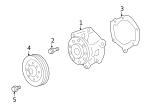 12709178 - Belts &amp; Cooling: Engine Water Pump for GM Image