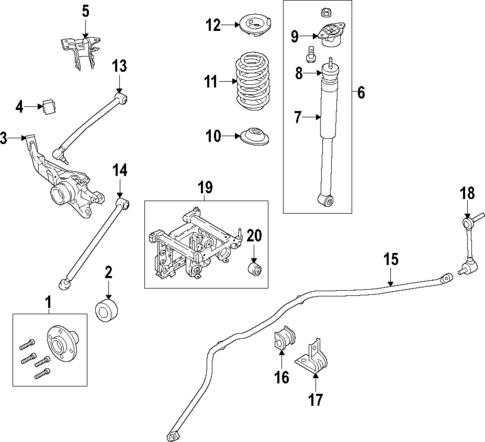 Rear Suspension for 2018 Ford EcoSport #0