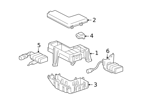 Electrical Components for 2006 Toyota Tundra #1