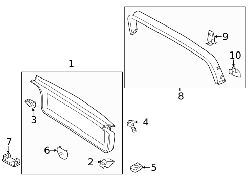 Interior Trim for 2012 Volkswagen Jetta #0