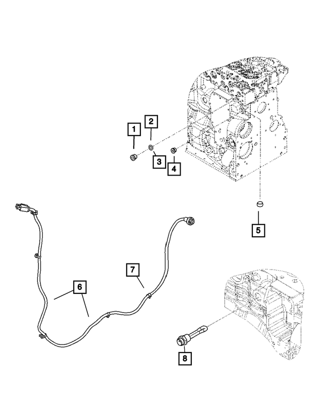 6016152 - Engine 6.7L Cummins (Diesel): Clip for Mopar Image image