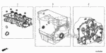 6110RAAA03 - Engine: GASKET KIT, CYLINDER HEAD for Honda Image