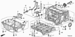 11000R40811 - Engine: BLOCK ASSY., CYLINDER (DOT) for Honda Image