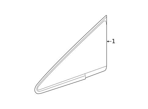 Glass & Hardware for 2014 Toyota Prius V #0