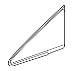 6211047040 - : Vent Glass for Toyota: Prius V Image