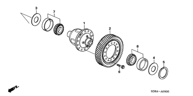 AT Differential for 2007 Honda Accord #0