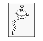 25430R0100 - Cooling System: Expansion Tank for Kia: Carnival Image