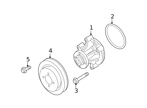 Water Pump & Related Components for 2009 Lincoln Town Car #0