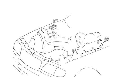 Electrical Parts Used for Transmission for 1997 Mercedes-Benz C280 #1