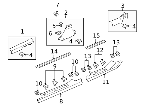 Interior Trim - Pillars for 2009 Pontiac G8 #1