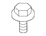 MS240142 - Body: Bumper Cover Bolt for Mitsubishi Image