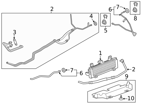 Trans Oil Cooler for 2016 GMC Sierra 2500 HD #0