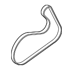 30777431 - Cooling System: Serpentine Belt for Volvo: S60, S60 Cross Country, V60, V60 Cross Country, XC60, XC70 Image