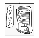 8156112B90 - : Tail Lamp Assembly for Scion: xB Image