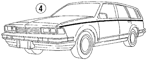 Stripe Tape for 1989 Buick Century #4