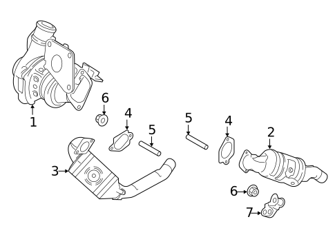 Exhaust Manifold for 2018 Lincoln MKX #0