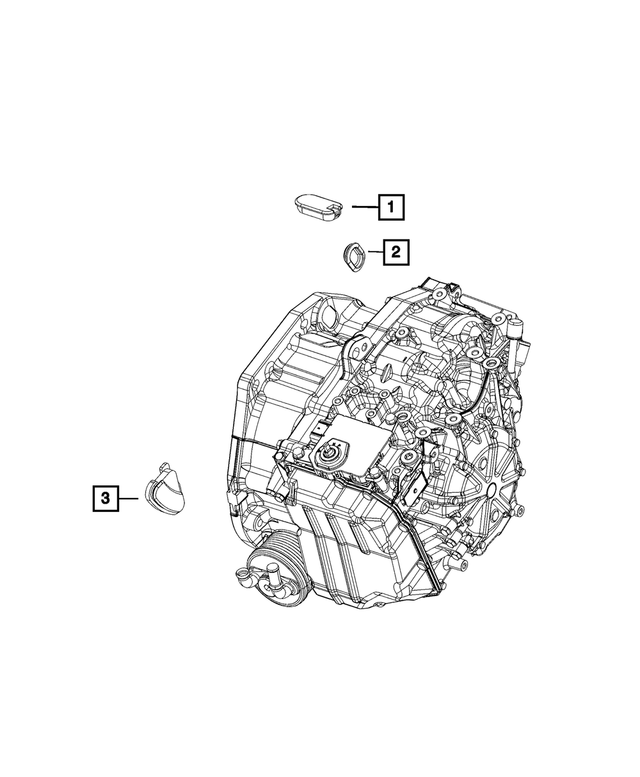68080199AB - AS60T; 6 Speed HD; Automatic Transaxle: Plug for Mopar Image
