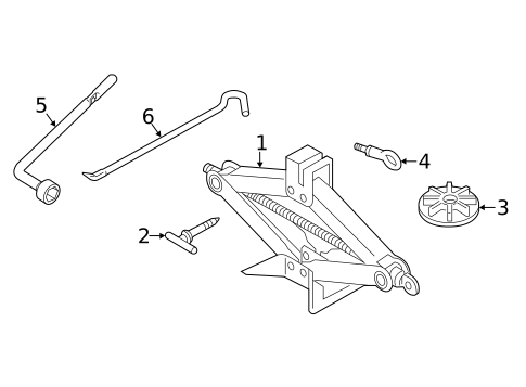 Jack & Components for 2023 Mazda 3 #1